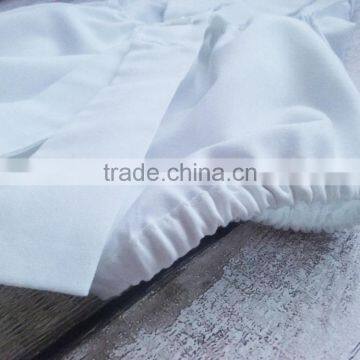 Soft Children Frocks Designs Clothing Baby Plain White Bodysuit Infant Girls Boutique Romper photo-4