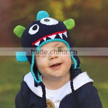 Fashion Custom Cool Winter Handmade Crochet Cartoon Hat photo-3