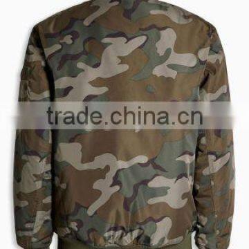 Custom Boys Camo 100% Polyester Bomber Jacket for Kids photo-2