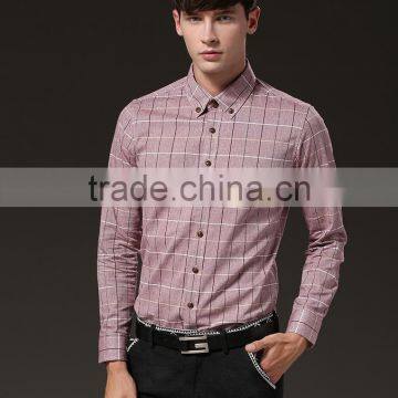 White French Cuff and Collar Grey Man Business Shirt