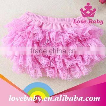 Wholesale Sweet Baby Ruffle Style Lace Bloomer Shorts for Children photo-6