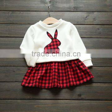 Fashion clothes plain matching children 100 cotton China wholesale good quality