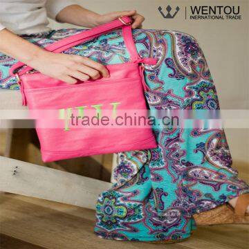 Preppy Style Girls Monogrammed Shoulder Long Strap Bag photo-6