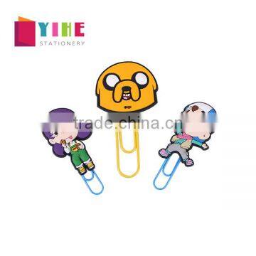 Customizable cartoon colors paper clip little boy/girl shape clip