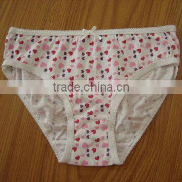 100%COTTON Allover Print Girls Shorts Briefs