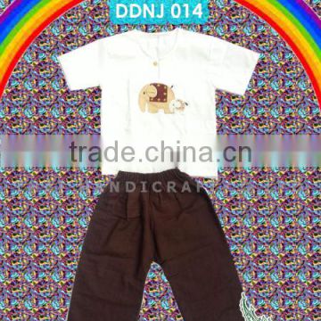 Thai Boy children's clothing cotton elephant design