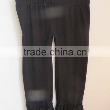 2015Hot Sale!Ladies Wear Garment Women Knit Cotton Pants Wholesale Ruffle Bottom Pants QL-204 photo-2