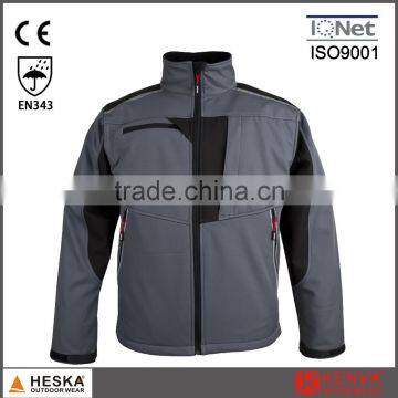 Waterproof Workwear 3 Layer Soft Shell Jacket photo-5