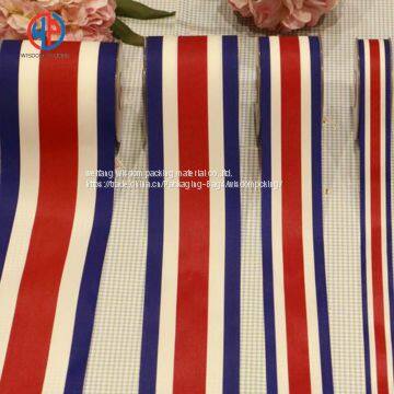 Custom Striped Satin Ribbon