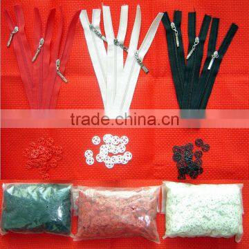 Wholesale Colorful Zippers and Sliders 18cm With Metal Slider for Cross Stitch Wallet Zipper Accessory photo-3