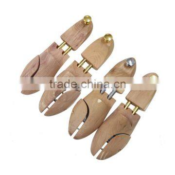 Double Tube Lotus Firm Wood Professional Adjustable Shoe Tree With Metal Cap photo-4
