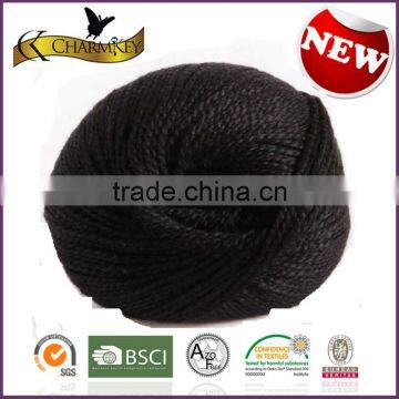 2014 Best sale merino and bamboo fiber blended solid color ball yarn for top clothes
