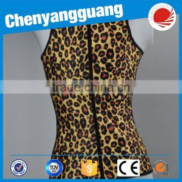 CYG-leopard Pattern With Strap Overbust Waist Trainer Cincher Belt photo-2