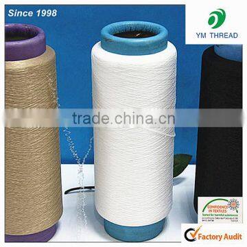 China Shoes Upper knitting yarn Polyester Spandex covering Yarn 20/150