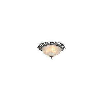 35cm Dia Wrought Iron Ceiling Chandelier Zinc Ceiling Lamp E27 Light Base AC 110 / 220V