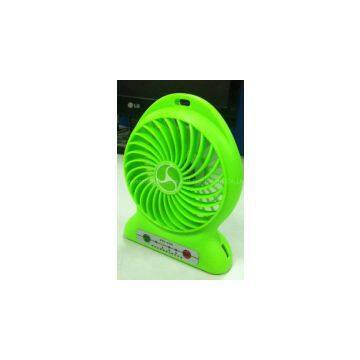 Mini portable digital gifts fan with power bank supply
