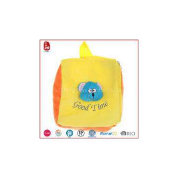 Orange And Yellow Undressed Bag With Bear