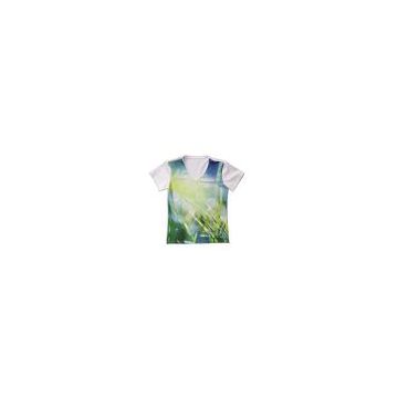 New summer casual T-shirt cotton digital printing process (factory direct)