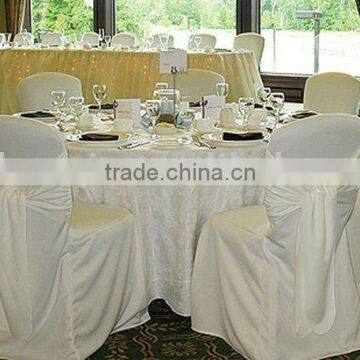 wedding chair cover white jersey stretch chair cover with belt