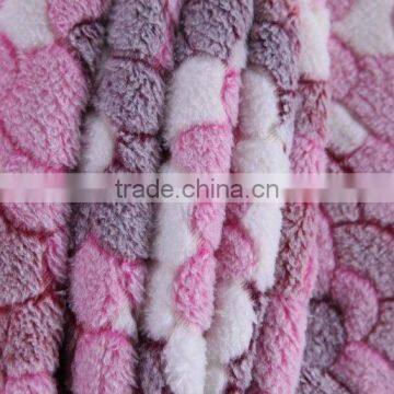 100% Polyester Printed Coral Fleece Blanket