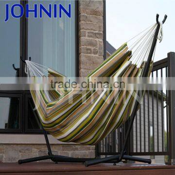 2018 High Quality Custom Double Hammock with Space-Saving Steel Stand