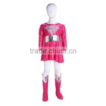 SP1026 Children fancy dress costume superhero costume supergirl costume kids