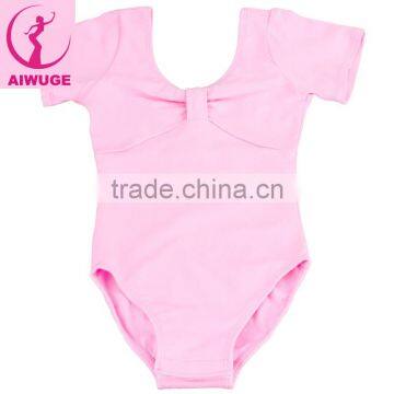 Wholesale Kids Girls Training Dance Costumes 100% Cotton Gymnastics Leotards photo-5