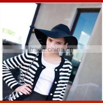 2015 New Design Woman Felt Hat Woman Wool Felt Hat With Ears Ladirs Wool Felt Hat