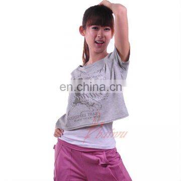 11211210 spandex cotton short sleeves sports shirt