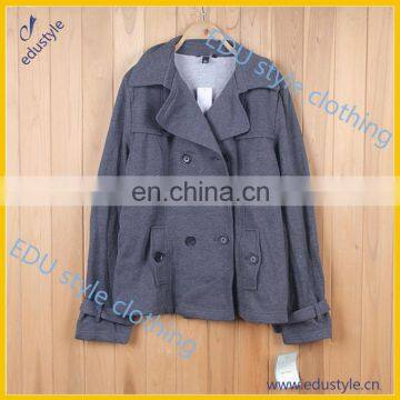 Wholesale Anti-Shrink 60% Cotton 40% Polyester Winter Lady Coat