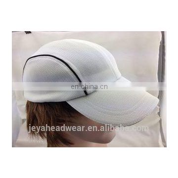 Durable Four Panel Plain Mesh Running Hats Embroidered For Teenager