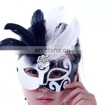TZ-B35 fancy feather masks,feather mask for face