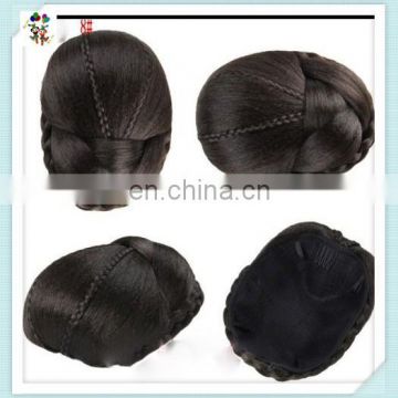 Fashion Women European Synthetic Braid Bun Hairpieces with Comb HPC-0188