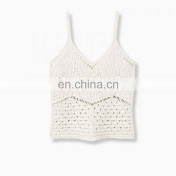 China Bulk Wholesale Clothing Ladies New Design Fashion Crochet Top photo-5