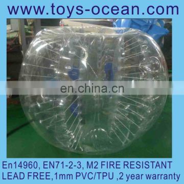 human inflatable bumper bubble ball