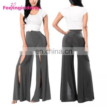 New Style Women High Quality Sexy Wide Leg Harem Pants Wholesale