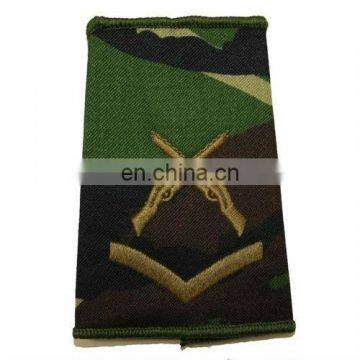 UK Army Shoulder Epaulettes | Custom Shoulder Epaulettes | Army shoulder epaulettes Green Camo Fabric