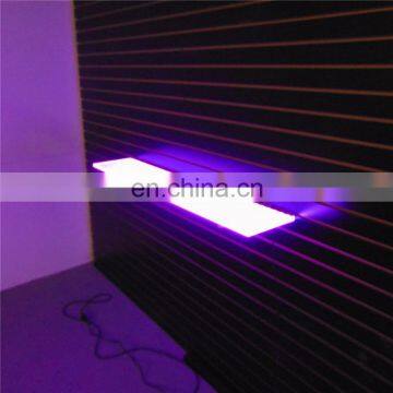 Wholesale high quality custom lighted acrylic floating wall shelves