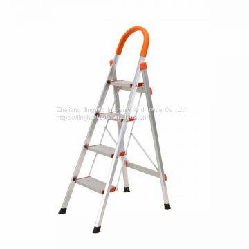 4 Step Aluminum Ladder Folding Platform Stool