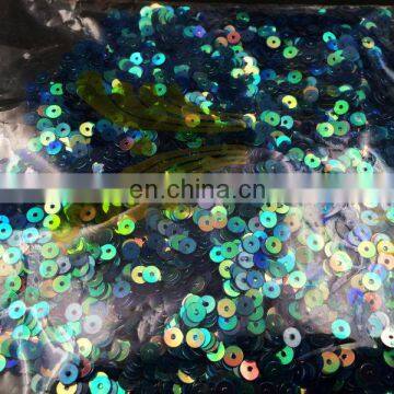 Blue Loose Paillette Sequins Trimming Glue on Shoulder Fine Shining DIY Clothes For Party Dancing Jewelry Make Accessories photo-2