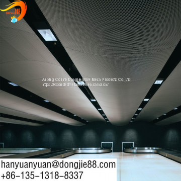 Building Expanded Metal Mesh Ceiling