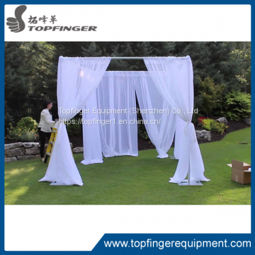 Square pipe and drape system 3mx3m portable backdrop kit setup draping on stand