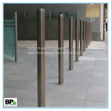 Security steel pipe bollards