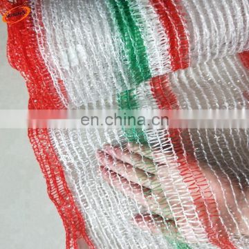 China manufacturer PP/PE material elastic fruit mesh bag for onions wood vegetable