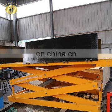 7LSJG Shandong SevenLift Micro Hydraulic Two Upright Scissor Lift In-ground 3.5t