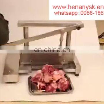 STAINLESS STEEL Manual Bone Cutter Chopper Kitchen Meat Cutting Machine Tool