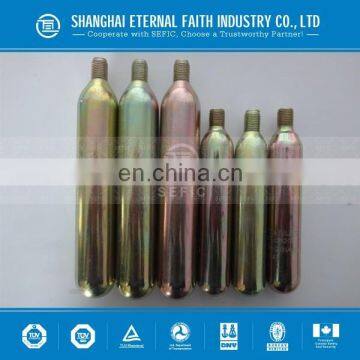 High Pressure 8g 16g 33g 60g 120g CO2 Cartridges CO2 Cartridges & CO2 Cylinder