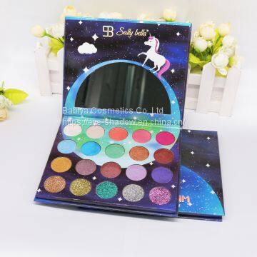 20 Colors Shimmer Eyeshadow Palette Waterproof Glitter Palette photo-4