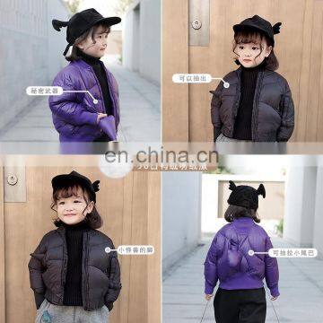 5482 Wholesale Kids Baby Girl Comfortable White Duck Down Coat photo-2