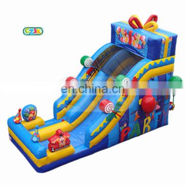 hot sale cheap popular design commercial inflatable giftbox slide for sale